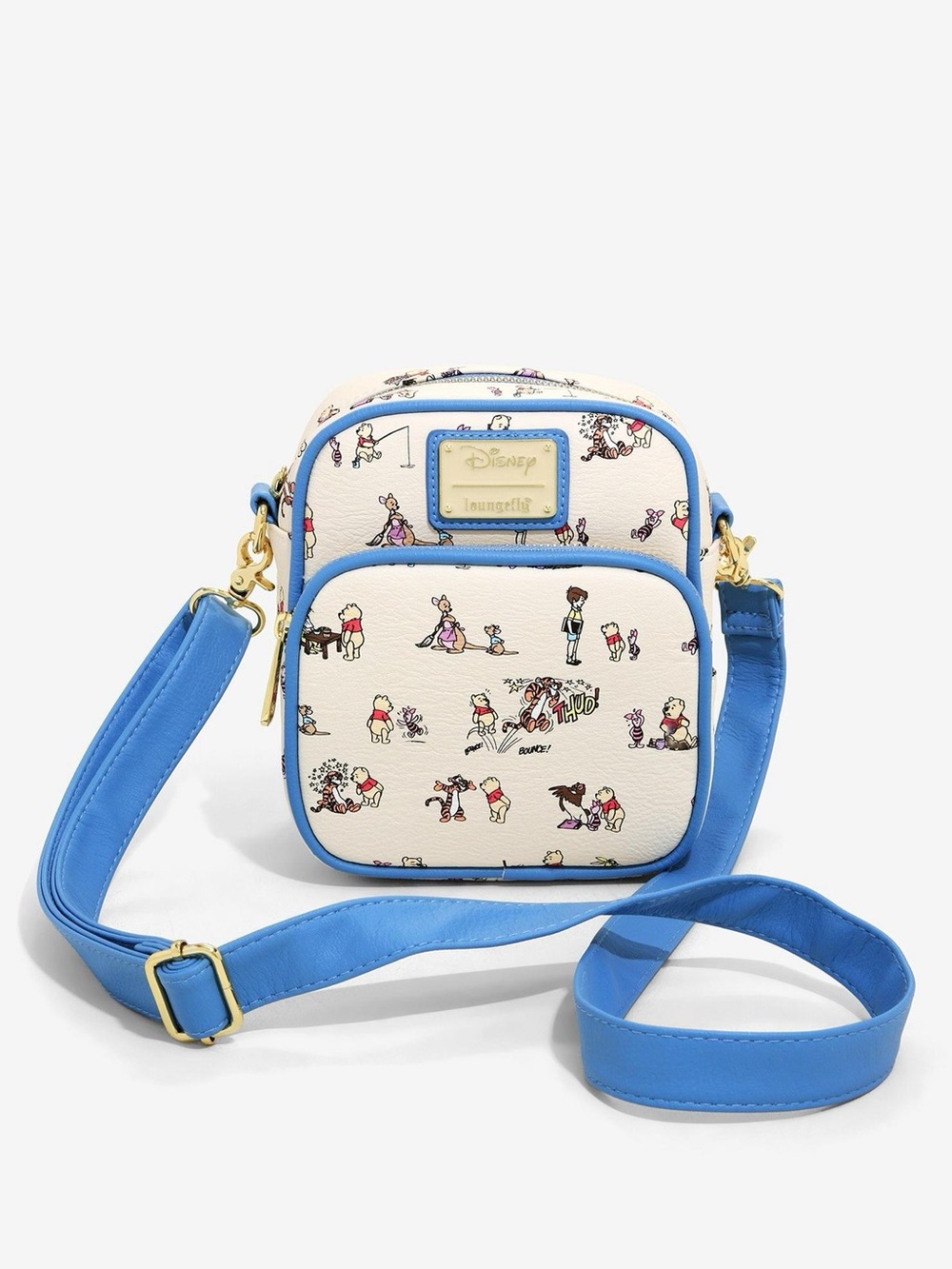Loungefly Disney Winnie the Pooh Allover Print Crossbody Bag BoxLunch Exclusive